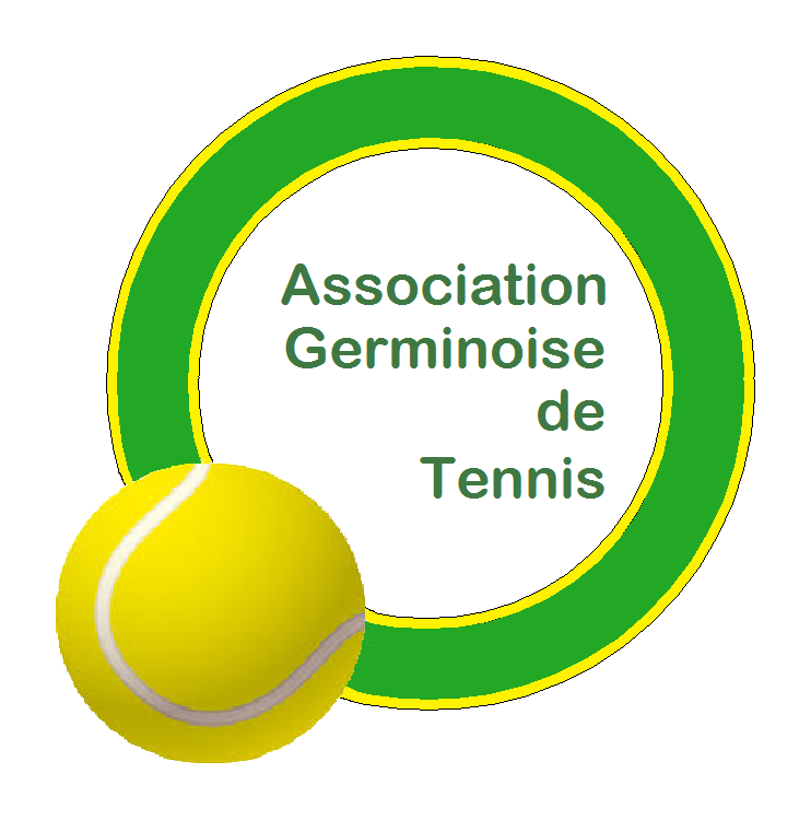 Logo tennis fond blanc